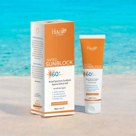 SPF 60+ Tinted Sunblock - Broad Spectrum (By Rabi)